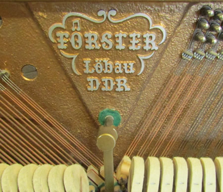 August Forster Name Plate.