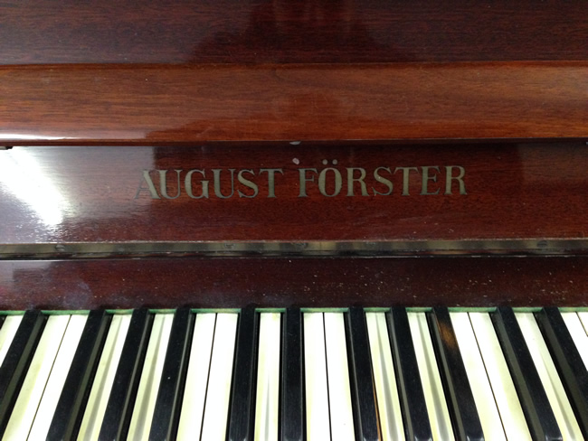 August Forster piano name.