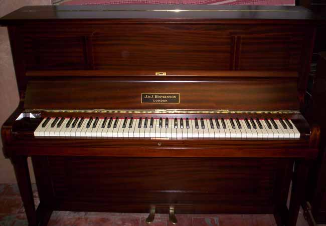 Hopkinson piano restored and re-polished.