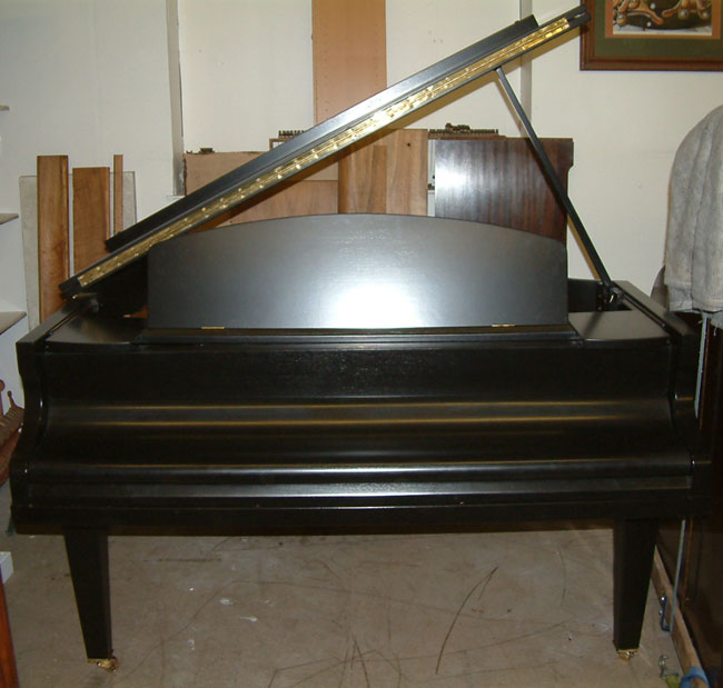 Challen Black Satin Grand Piano