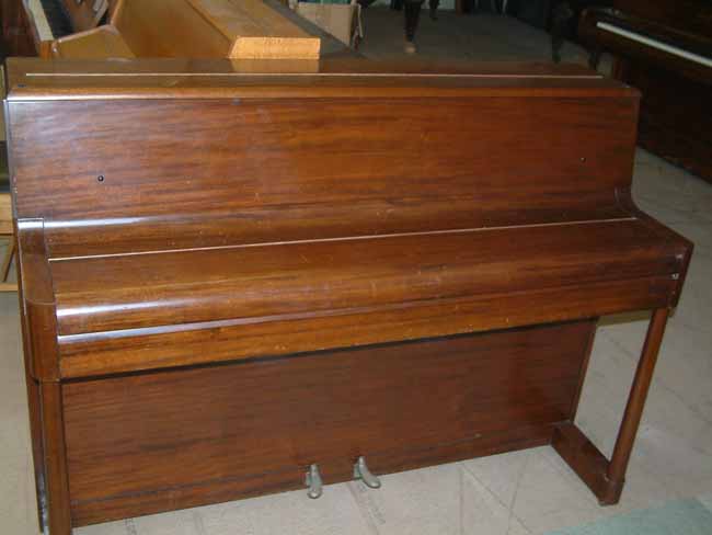 Danemann fiddleback mahogany piano
