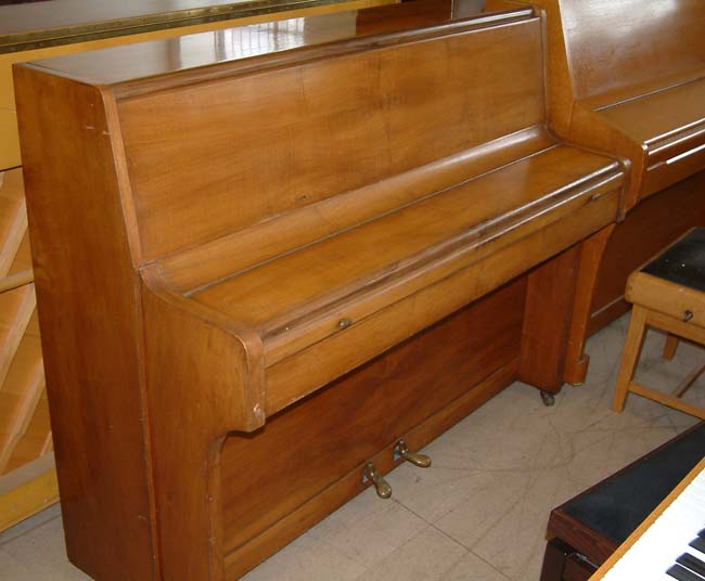 Jermyn small modern walnut piano