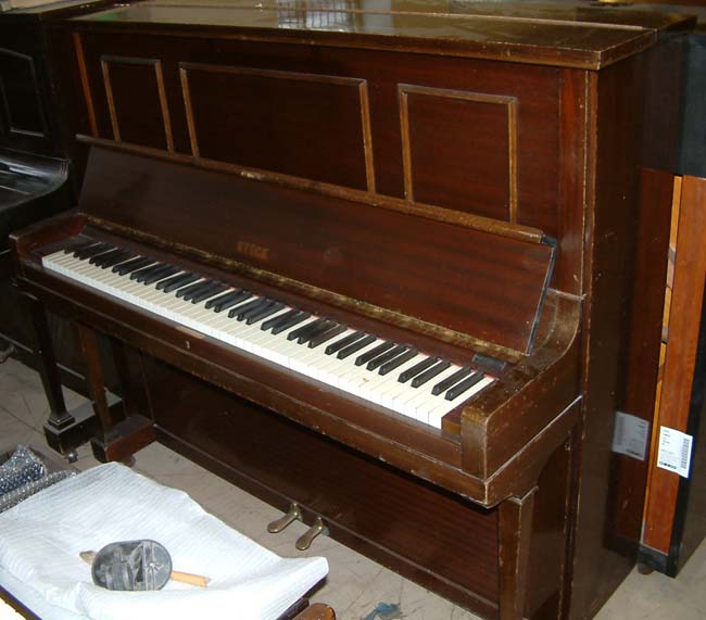 Steck traditional upright piano