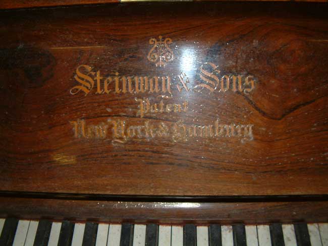 Steinway & Sons Inlaid Name