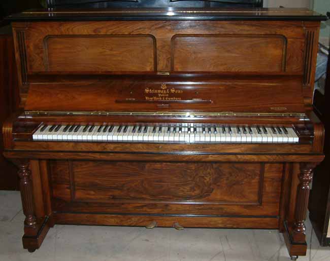 Steinway upright pianos