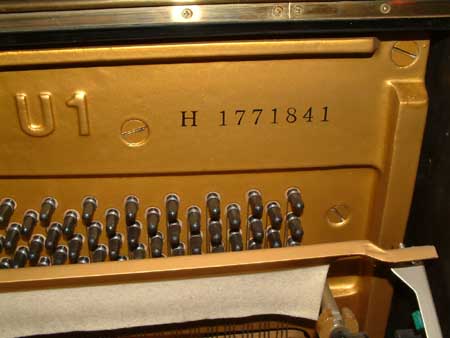 yamaha pianos and serial numbers