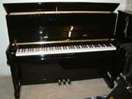 New upright piano in a Black High Gloss cabinet