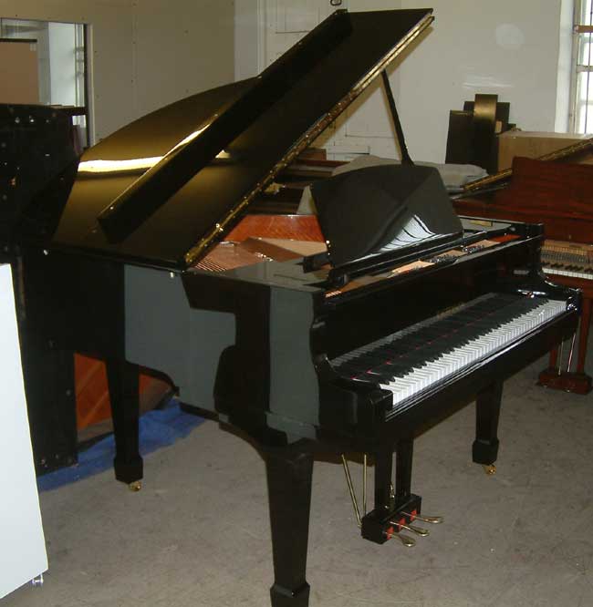 Kauffmann new black shiny baby grand piano