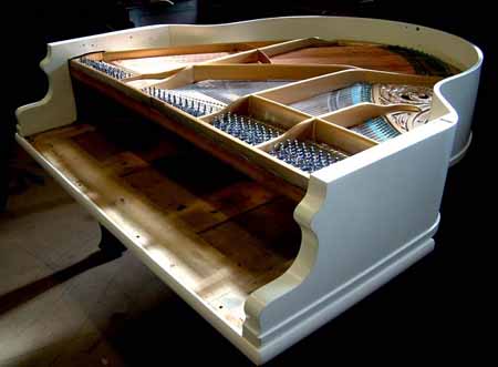 Emil pauer grand piano body refinished