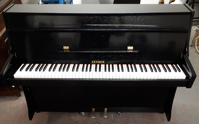 Zender piano in a Black Gloss finish. 