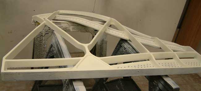 Frame primer coat