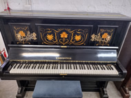 Bechstein traditional upright piano.