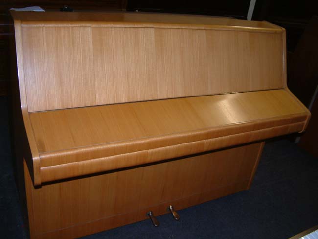 Golden Oak Bentley Piano