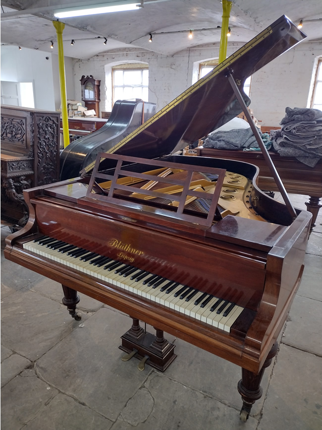 Bluthner Grand piano frame.