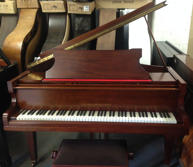 John Broadwood Baby grand piano.