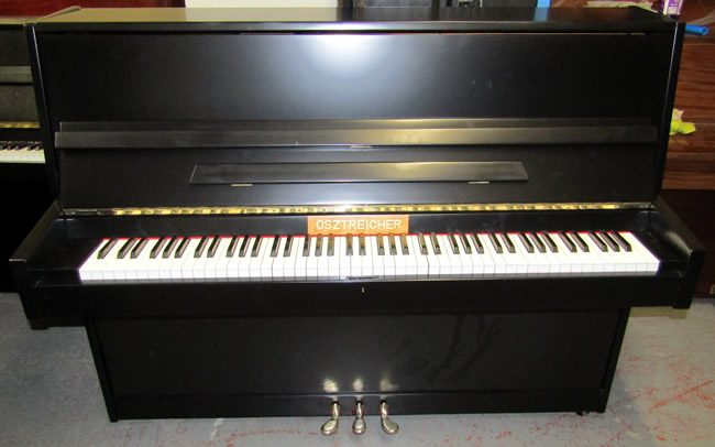 Osztreicher Black satin piano.