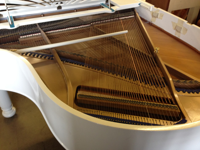 Collard grand piano frame.