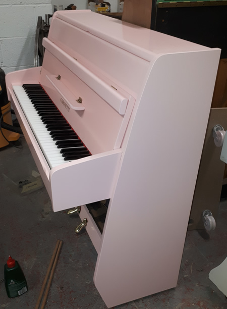 Baby pink hot sale piano