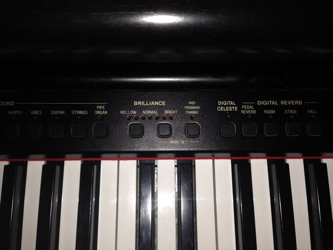 Digital piano effects