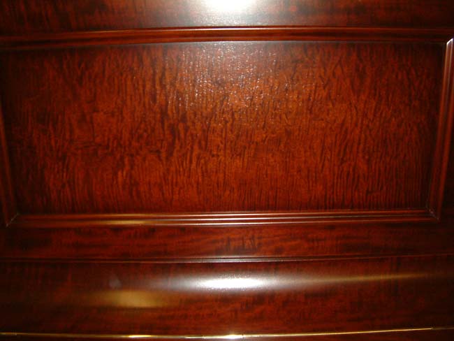 Fiddleback Mahogany panel