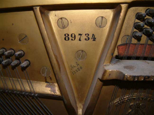 Steinway serial number