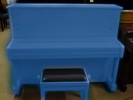 Blue Yamaha Piano