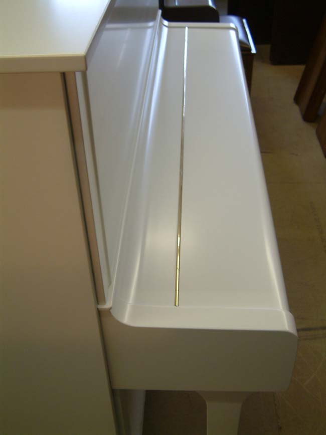 White satin finish