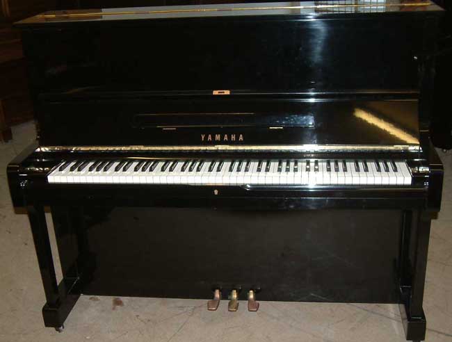 Black satin piano