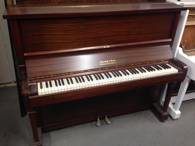 Marshall & rose piano awaiting restoration.