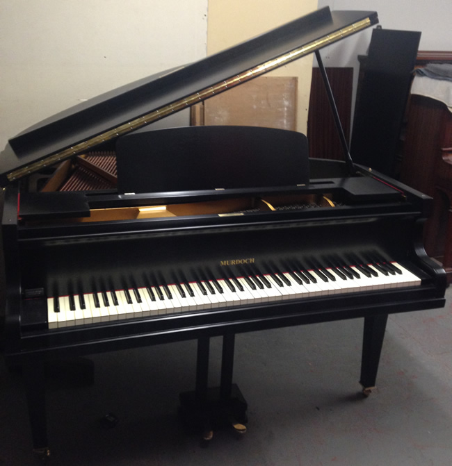 Murdoch baby grand restored and re-polished.