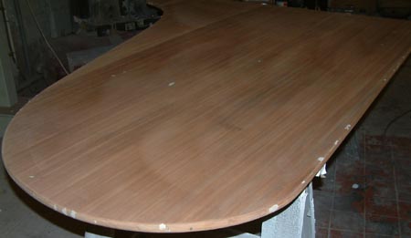 Grand lid sanded