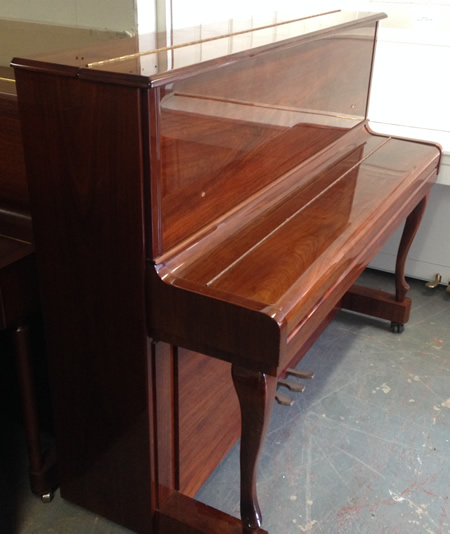 Walnut reid sohn piano sideview.