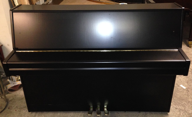 Reid black satin restored piano. 