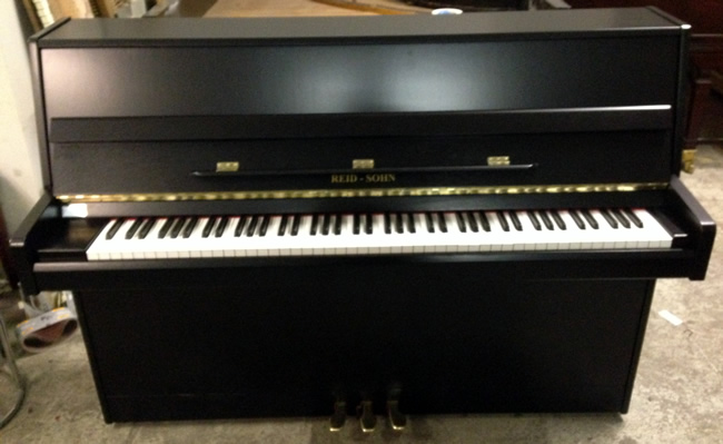 Reid Sohn upright piano in a Black satin finish