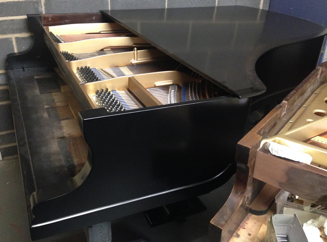 Bluthner Grand piano.