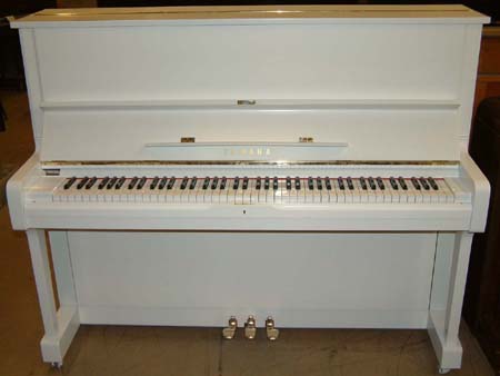 White Yamaha Piano