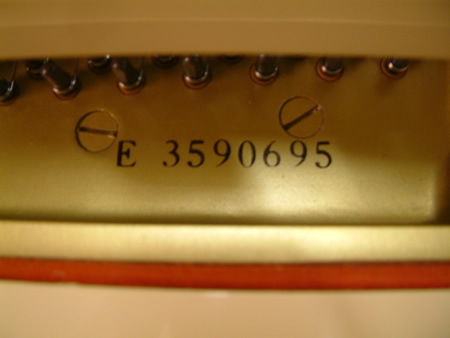 Yamaha serial number.