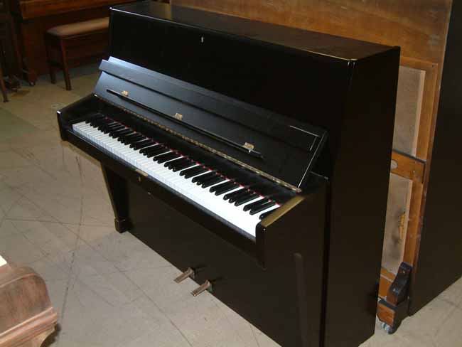Black satin zender piano